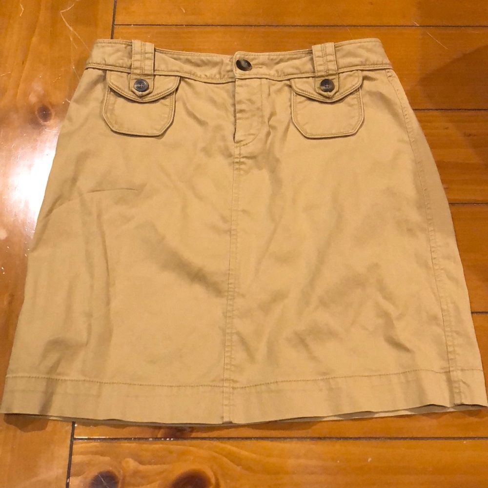 Old Navy Khaki Skirt with pockets